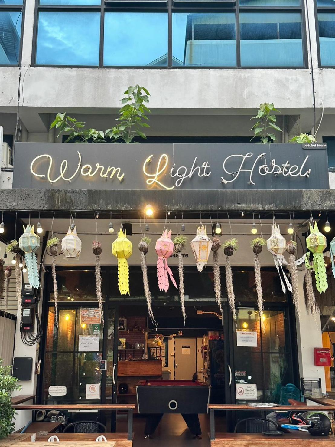 New Warm Light Hostel Chiang Mai Exterior foto
